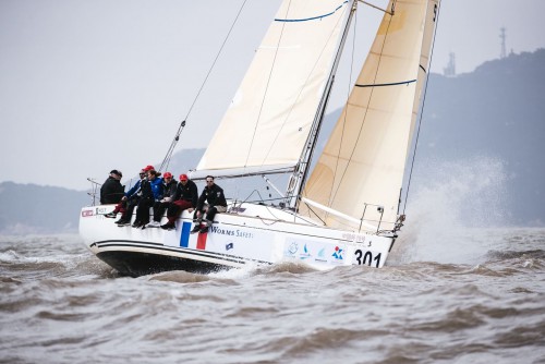 Team Péan leads the standing in the Macao Cup International Regatta