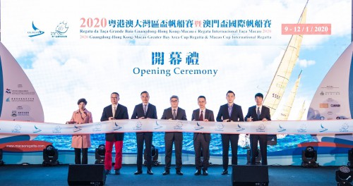 Guests officiate the opening ceremony