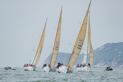 「2024美高梅澳門國際帆船賽」第三天賽事競爭激烈